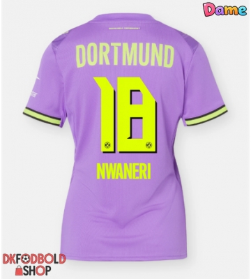 Borussia Dortmund Ethan Nwaneri #18 Tredje trøje Dame 2026-27 Kort ærmer